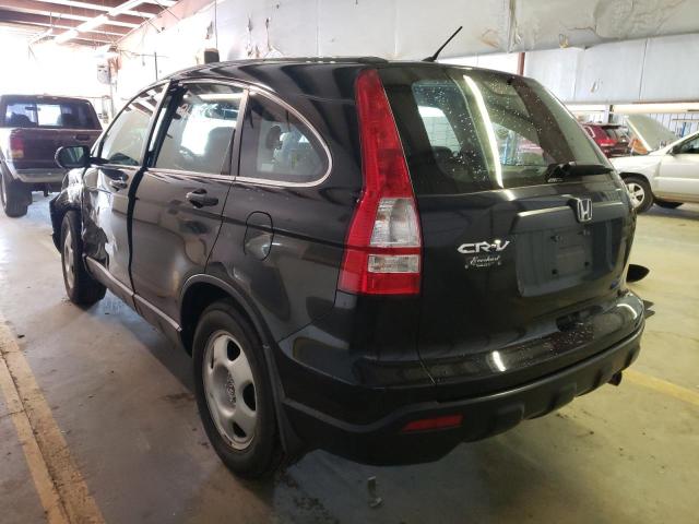 5J6RE48348L002305 - 2008 HONDA CRV BLACK photo 3