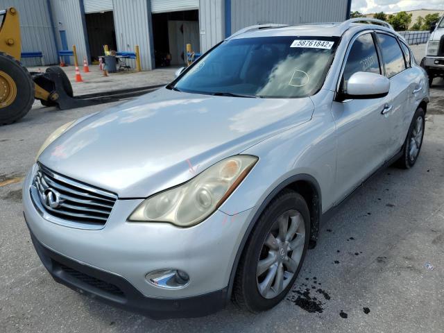 JNKAJ09E38M304197 - 2008 INFINITI EX35 BASE SILVER photo 2