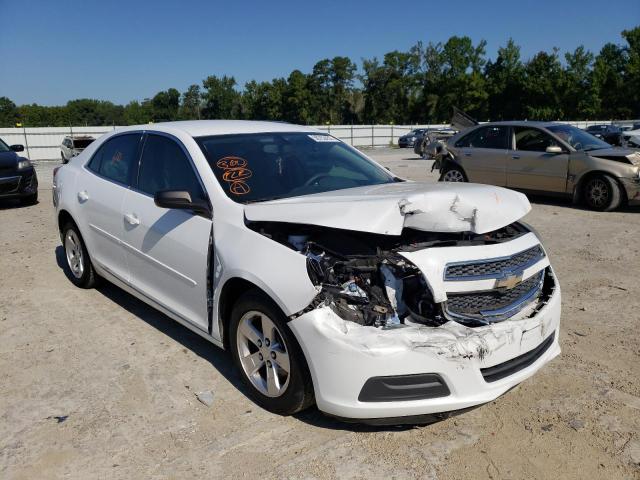 1G11B5SA8DF358847 - 2013 CHEVROLET MALIBU LS WHITE photo 1