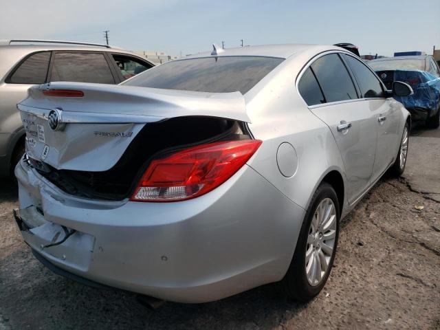 2G4GS5EV4D9172582 - 2013 BUICK REGAL PREM SILVER photo 4