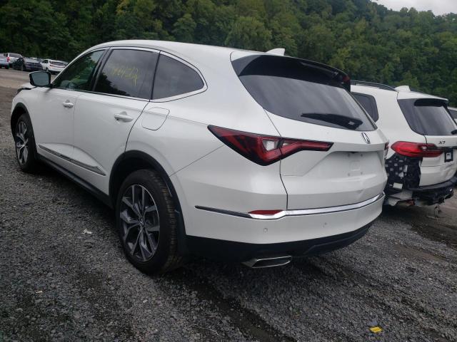 5J8YD9H49NL008642 - 2022 ACURA MDX TECHNOLOGY  photo 3