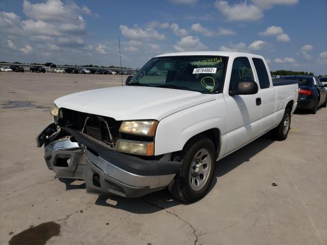 1GCEC19Z57Z203461 - 2007 CHEVROLET SILVERADO WHITE photo 2