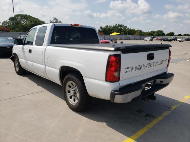 1GCEC19Z57Z203461 - 2007 CHEVROLET SILVERADO WHITE photo 3