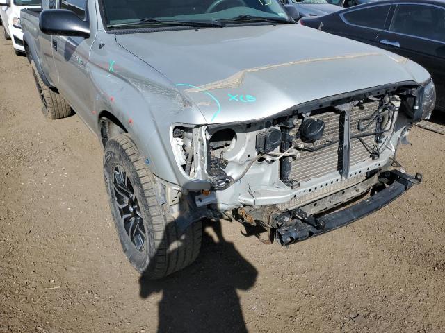 5TEWN72N13Z263082 - 2003 TOYOTA TACOMA XTR SILVER photo 9