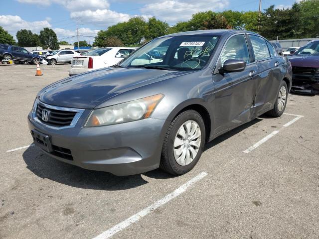 1HGCP26349A068137 - 2009 HONDA ACCORD LX GRAY photo 2