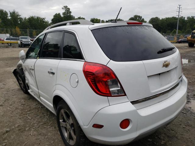 3GNAL3EK1DS642028 - 2013 CHEVROLET CAPTIVA LT WHITE photo 3