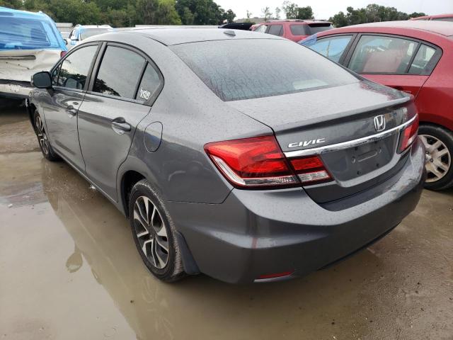 19XFB2F90DE050691 - 2013 HONDA CIVIC EXL 灰色 照片 3