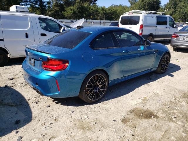 WBS2U7C01L7E83068 - 2020 BMW M2 COMPETI BLUE photo 4