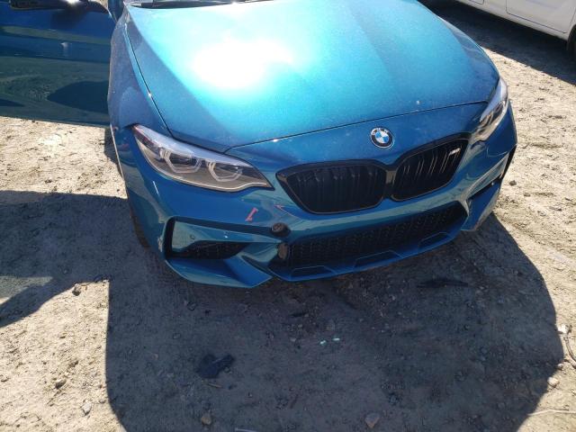 WBS2U7C01L7E83068 - 2020 BMW M2 COMPETI BLUE photo 9