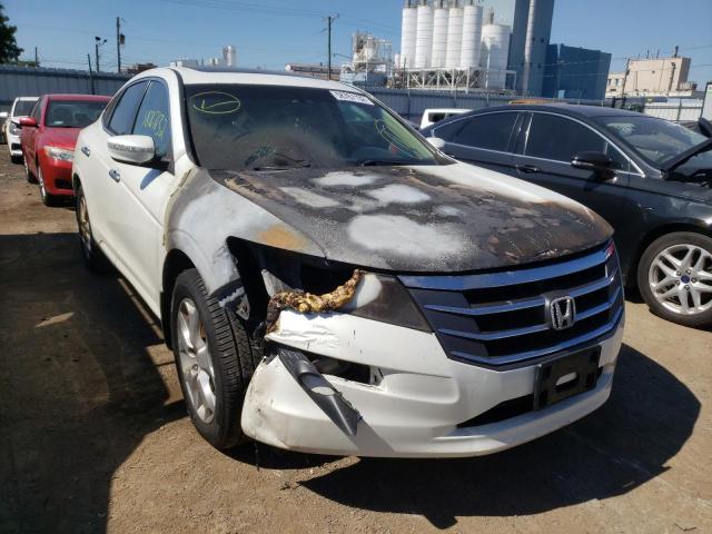 5J6TF1H54AL010946 - 2010 HONDA ACCORD CRO WHITE photo 1