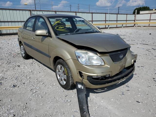 KNADE223296498442 - 2009 KIA RIO BASE GOLD photo 1