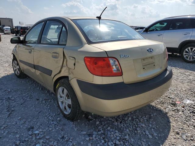 KNADE223296498442 - 2009 KIA RIO BASE GOLD photo 3