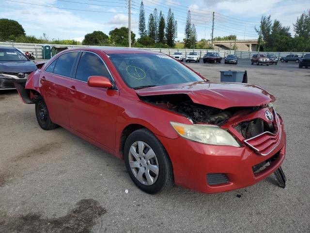 4T4BF3EKXBR124762 - 2011 TOYOTA CAMRY BASE RED photo 1