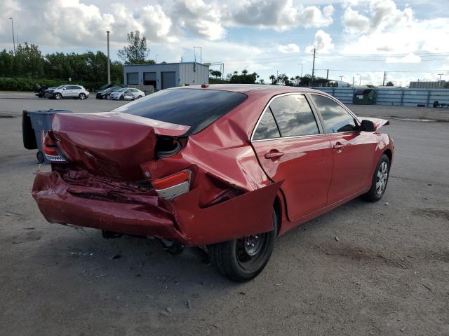 4T4BF3EKXBR124762 - 2011 TOYOTA CAMRY BASE RED photo 4