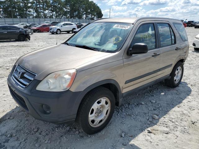 SHSRD68596U405503 - 2006 HONDA CR-V LX TAN photo 2