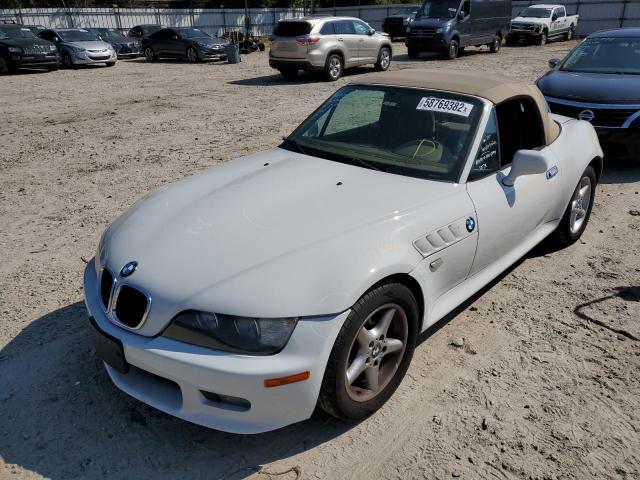 4USCN33422LK51659 - 2002 BMW Z3 2.5 WHITE photo 2