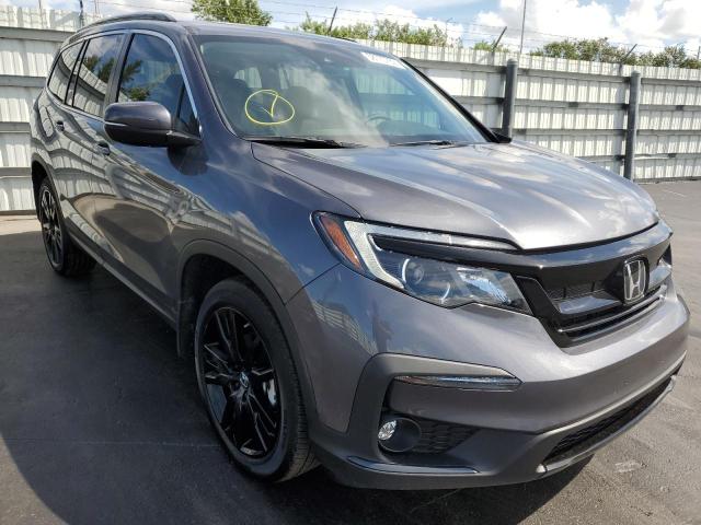 5FNYF5H22NB029268 - 2022 HONDA PILOT SE GRAY photo 1