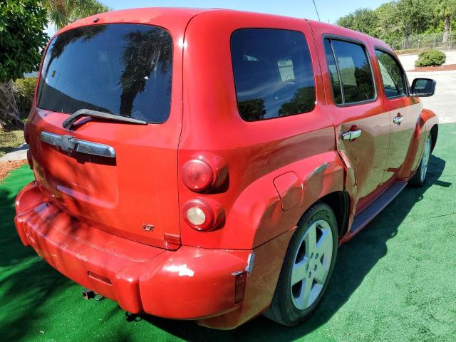 3GNDA53P38S616291 - 2008 CHEVROLET HHR LT RED photo 4