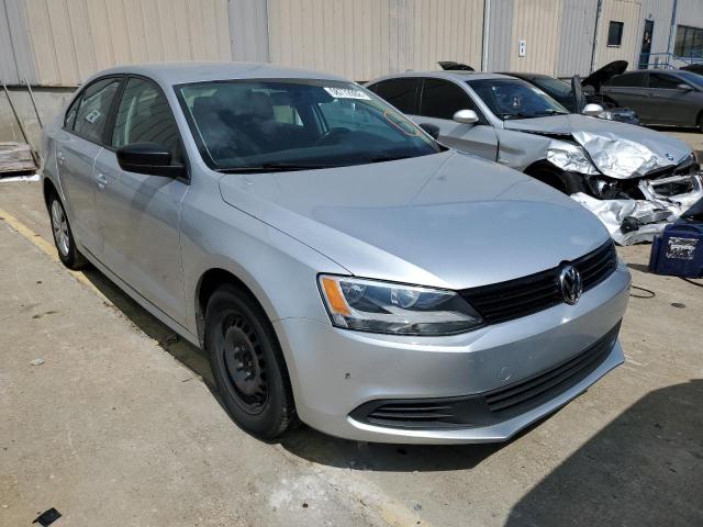 3VW2K7AJ5EM311069 - 2014 VOLKSWAGEN JETTA BASE ვერცხლისფერი ფოტო 1