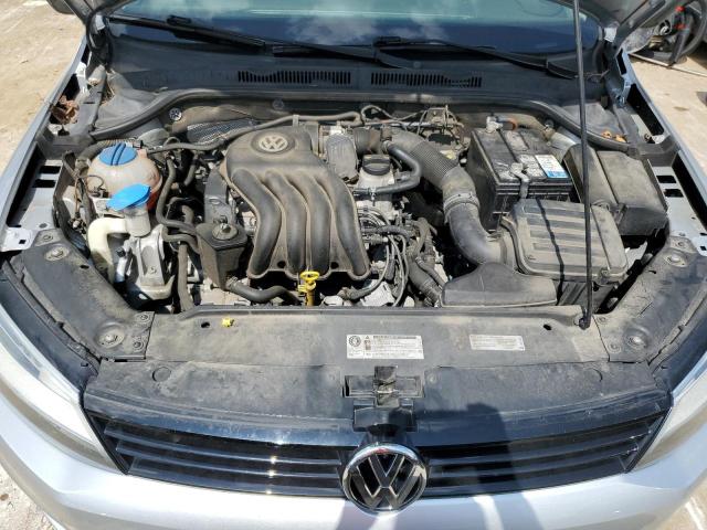 3VW2K7AJ5EM311069 - 2014 VOLKSWAGEN JETTA BASE ვერცხლისფერი ფოტო 7