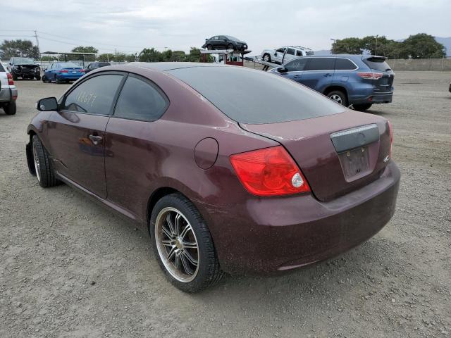 JTKDE177X70154312 - 2007 SCION TC MAROON photo 3