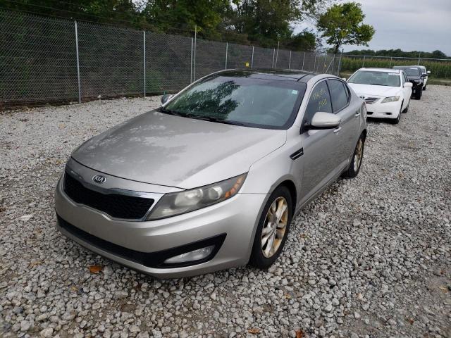 5XXGN4A76DG245229 - 2013 KIA OPTIMA EX SILVER photo 2