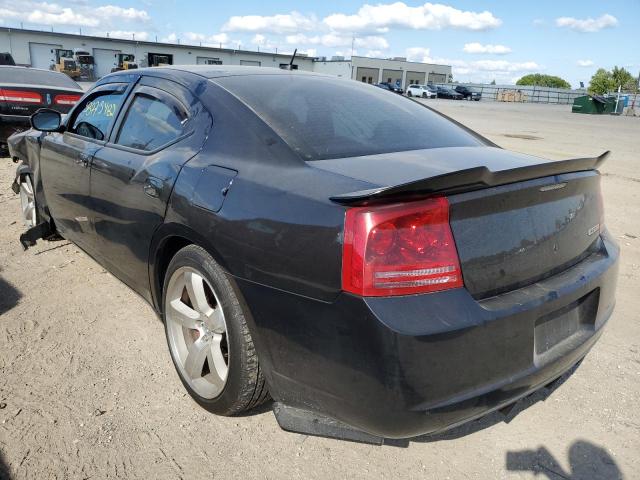 2B3LA73W58H154862 - 2008 DODGE CHARGER SR BLACK photo 3