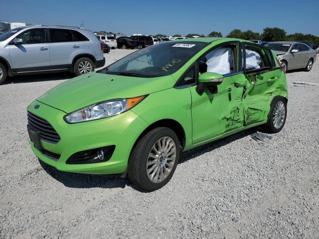 3FADP4FJXEM157114 - 2014 FORD FIESTA TIT GREEN photo 2