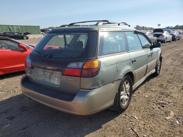 4S3BH675137637769 - 2003 SUBARU OUTBACK GREEN photo 4