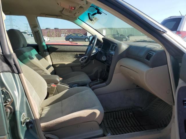 4S3BH675137637769 - 2003 SUBARU OUTBACK GREEN photo 5