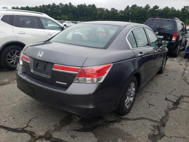 1HGCP2F63CA068552 - 2012 HONDA ACCORD SE GRAY photo 4