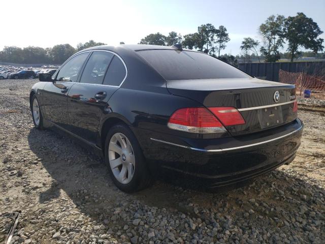 WBAHL83527DT08397 - 2007 BMW 750I BLACK photo 3