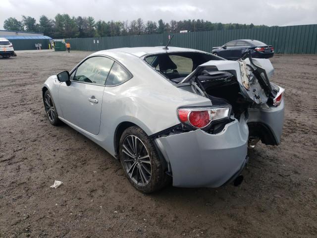 JF1ZNAA13D1729167 - 2013 TOYOTA SCION FR-S SILVER photo 3