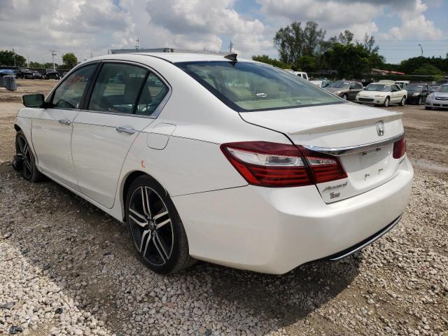 1HGCR2F37EA024363 - 2014 HONDA ACCORD LX WHITE photo 3