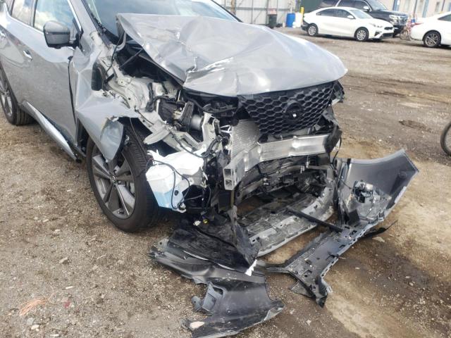 5N1AZ2DS8NC110443 - 2022 NISSAN MURANO PLA BLUE photo 9