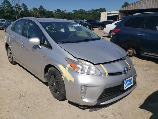 JTDKN3DU7D5546313 - 2013 TOYOTA PRIUS SILVER photo 1