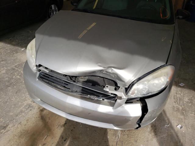 2G1WJ15K679213129 - 2007 CHEVROLET MONTE CARL ვერცხლისფერი ფოტო 9