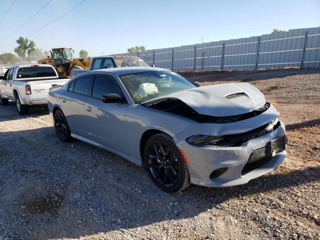 2C3CDXHG5NH169644 - 2022 DODGE CHARGER GT GRAY photo 1
