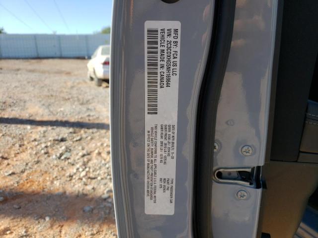 2C3CDXHG5NH169644 - 2022 DODGE CHARGER GT GRAY photo 10
