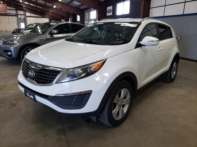 KNDPB3A22D7423489 - 2013 KIA SPORTAGE B WHITE photo 2