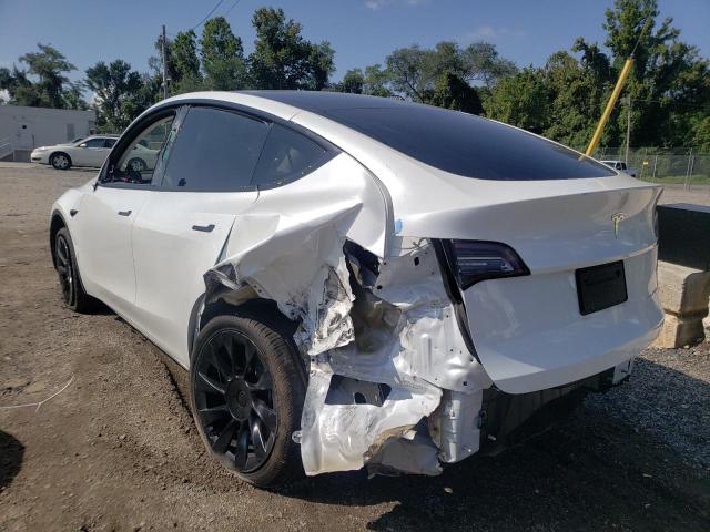 5YJYGDEE8LF021985 - 2020 TESLA MODEL Y أبيض صورة 3