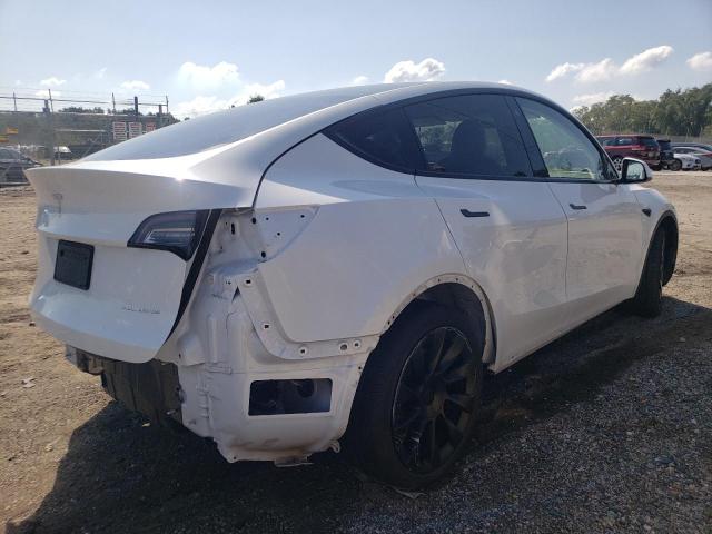 5YJYGDEE8LF021985 - 2020 TESLA MODEL Y أبيض صورة 4