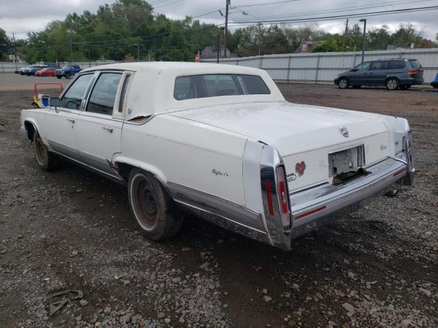 1G6DW54YXLR710877 - 1990 CADILLAC BROUGHAM WHITE photo 3