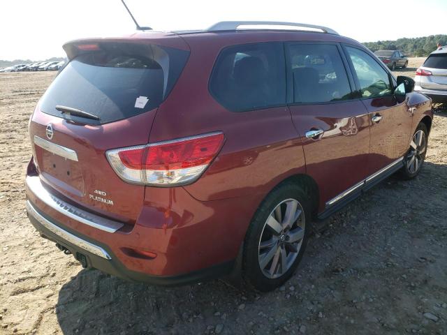 5N1AR2MM1EC682682 - 2014 NISSAN PATHFINDER RED photo 4