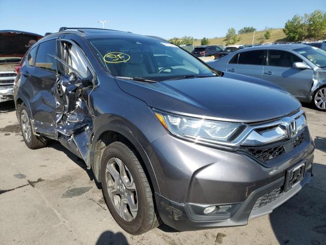 JHLRW2H84KX015688 - 2019 HONDA CR-V EXL GRAY photo 1