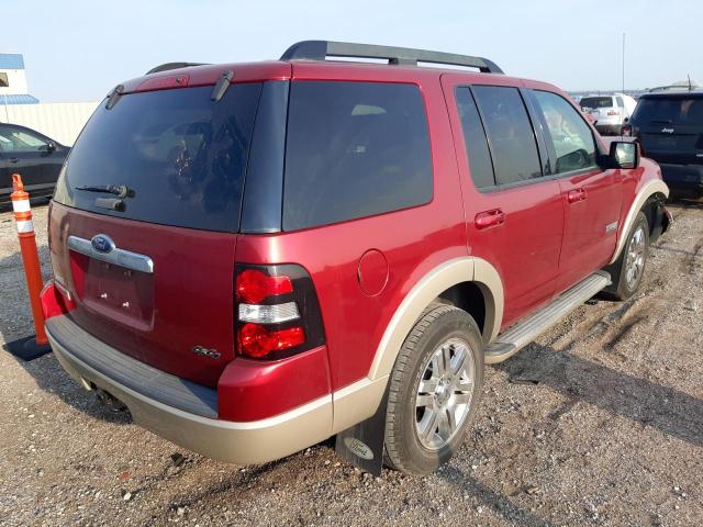 1FMEU74E98UA14066 - 2008 FORD EXPLORER E RED photo 4