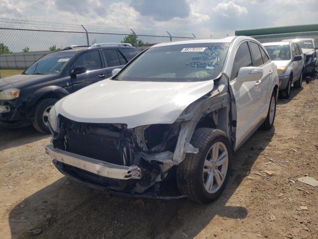 5J8TB3H34FL011549 - 2015 ACURA RDX WHITE photo 2