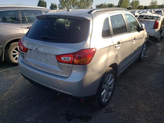 4A4AJ4AU2EE604758 - 2014 MITSUBISHI RVR GT SILVER photo 4