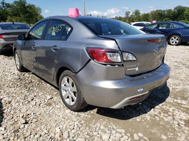 JM1BL1SGXA1233959 - 2010 MAZDA 3 SILVER photo 3