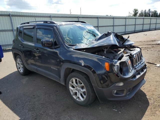 ZACCJABB5JPJ33585 - 2018 JEEP RENEGADE BLACK photo 1